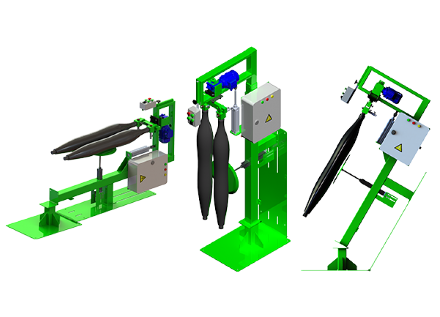 Convertible Type Scraping Machine (Horizontal & Vertical)